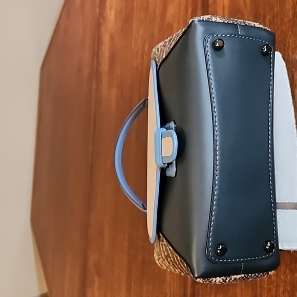 NWT Coach Courier Carryall With Snakeskin Detail - Picture 12 of 13